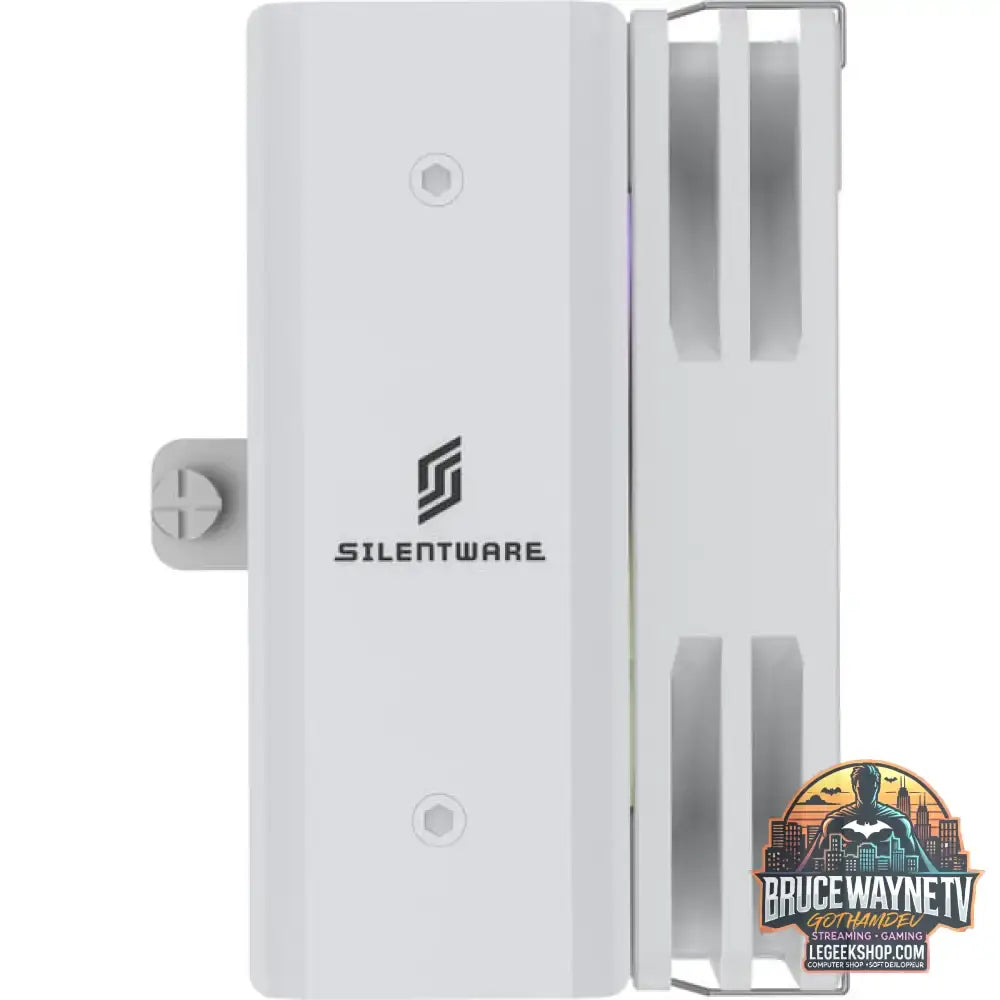 Silentware Bora White, CPU-Kühler weiß/silber, 120 mm - Silentware - vue 4