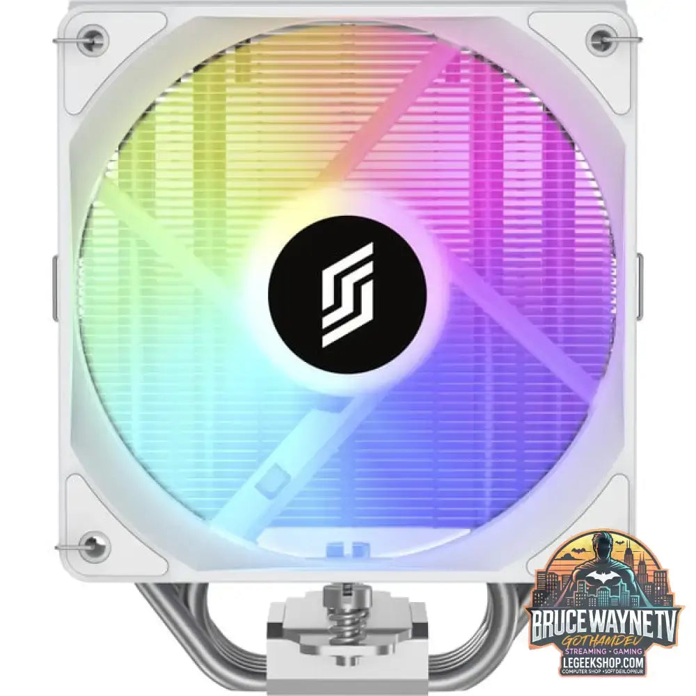 Silentware Bora White, CPU-Kühler weiß/silber, 120 mm - Silentware - vue 2