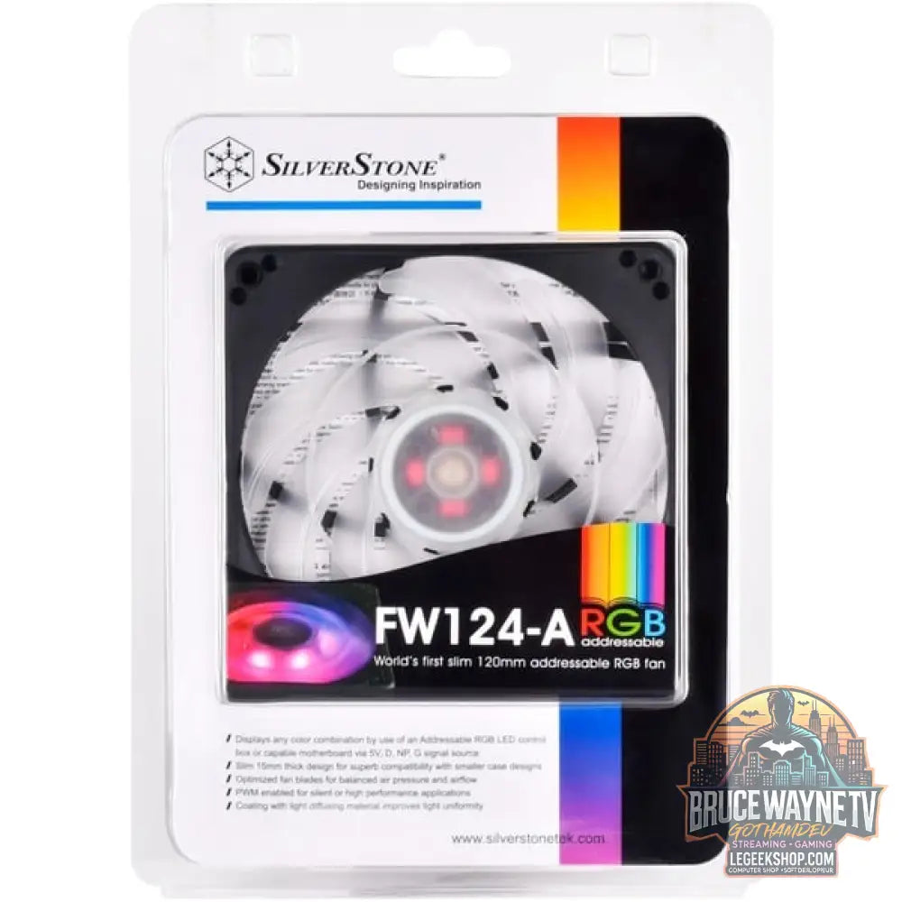 SilverStone SST-FW124-ARGB 120x120x15, Gehäuselüfter - SilverStone - vue 10