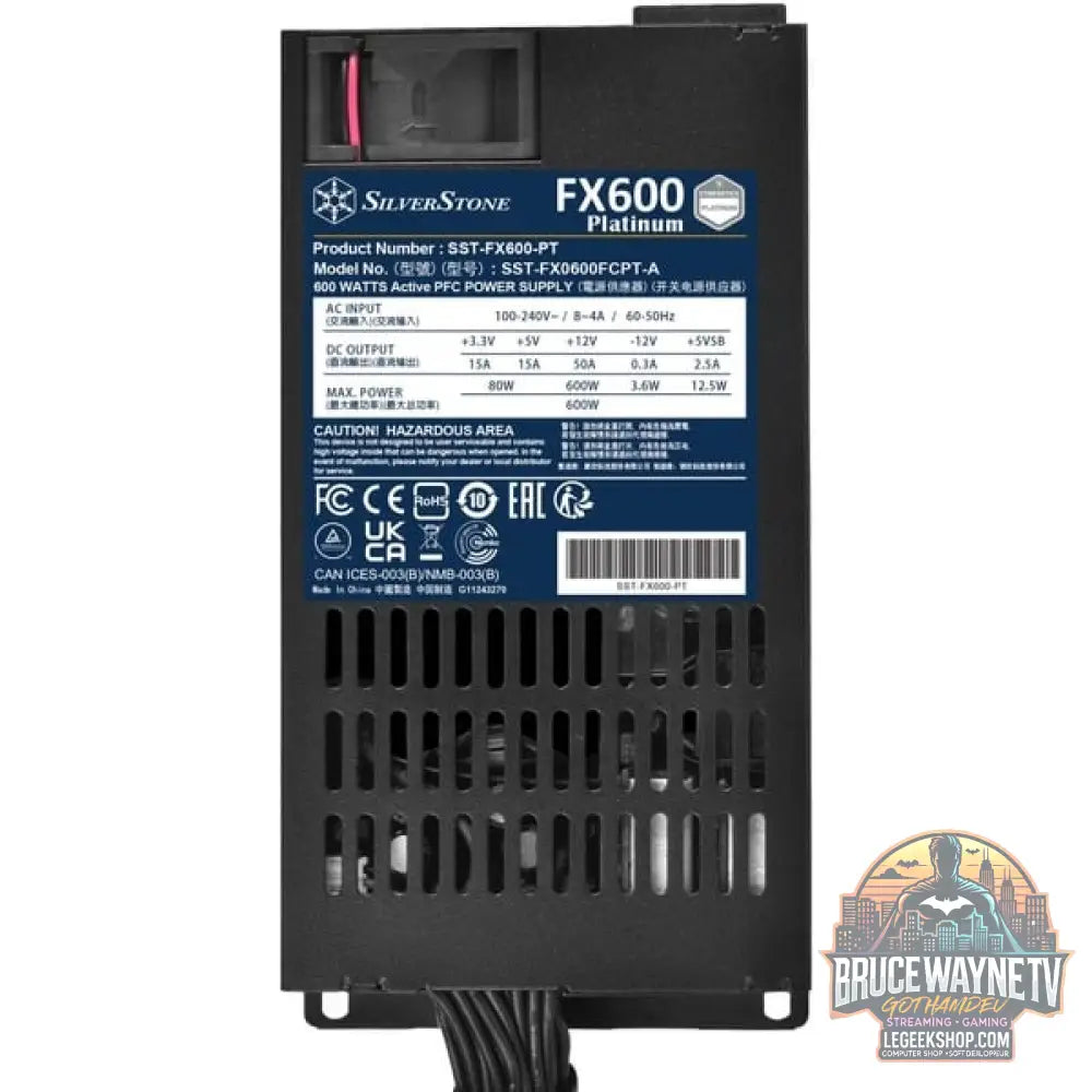 SilverStone SST-FX600-PT, alimentation PC - SilverStone - vue 5
