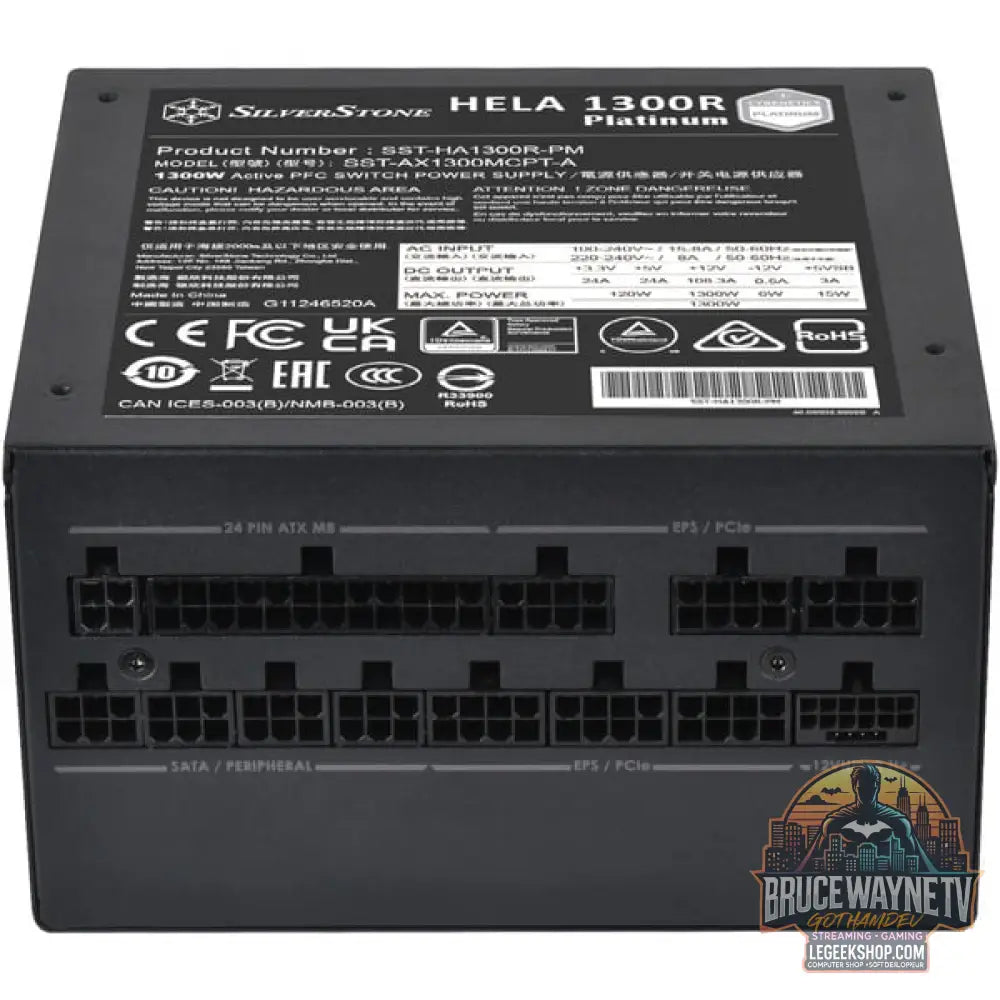 SilverStone SST-HA1300R-PM 1300W, alimentation PC - SilverStone - vue 7