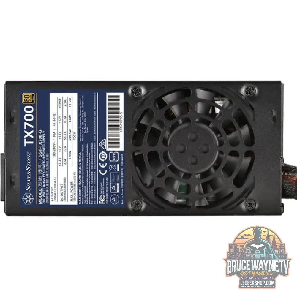 SilverStone SST-TX700-G 700W, alimentation PC - SilverStone - vue 10