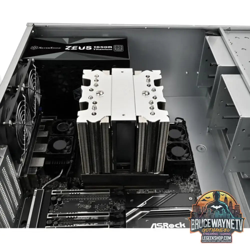 SilverStone XED120S-WS, Luftkühler aluminium, 120 mm - SilverStone - vue 14