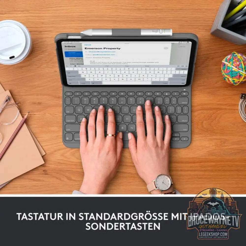 Slim Folio - Logitech - vue 2