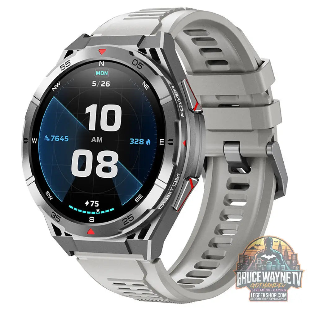 Smartwatch Montre Connectée Appels Bluetooth GPS Double Bande - Gray - Smartwatch