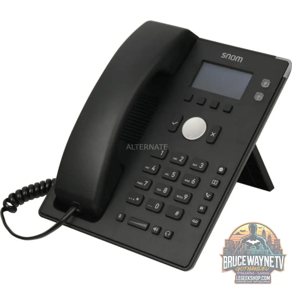 snom D120, VoIP-Telefon noir, PoE - snom - vue 2