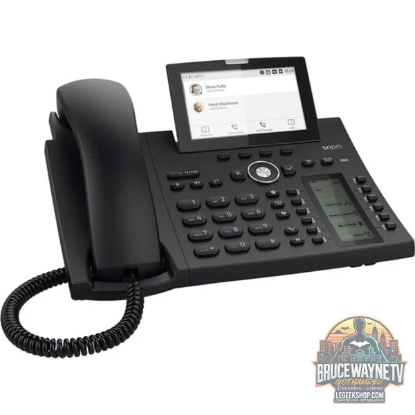 snom D385N, VoIP-Telefon noir - snom