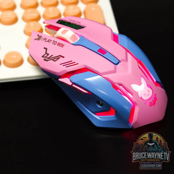 Souris Gaming Sans Fil Silencieuse 6 Boutons 2400 DPI - Souris Gaming