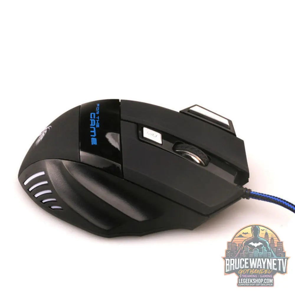 Souris Gaming USB 6 Boutons DPI Réglable RGB Filaire - Black / Tyrannosaurus Rex - Souris Gaming