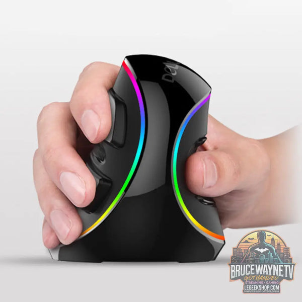 Souris Verticale Ergonomique RGB Anti-Fatigue Filaire - Souris Ergonomique
