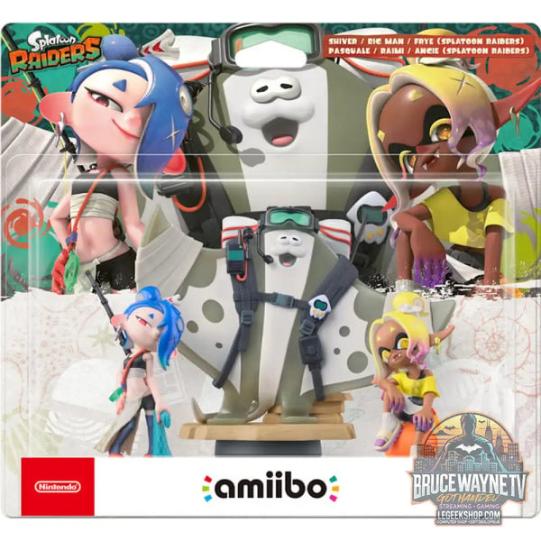 Splatoon Raiders-amiibo-Dreierpack: Mako, Muri et Mantaro (Splatoon Raiders)-Spielfigur - Nintendo