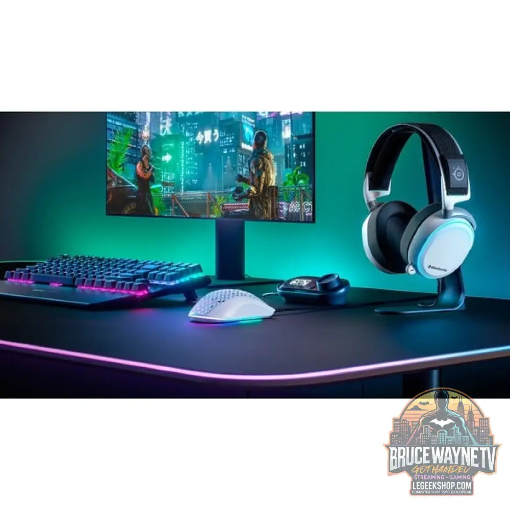 SteelSeries Aerox 3 Snow 2022, souris gaming - vue 7