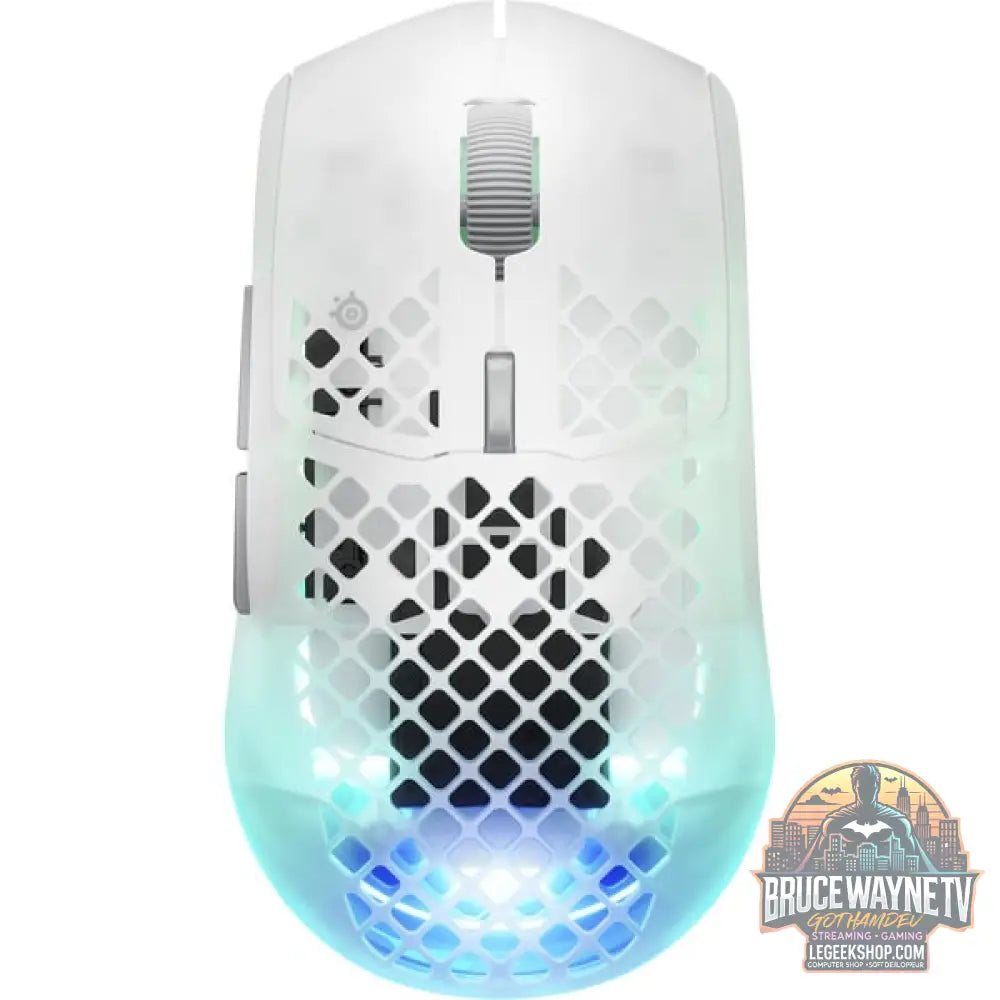 SteelSeries Aerox 3 Wireless Gen 2 Ghost, souris gaming - vue 2