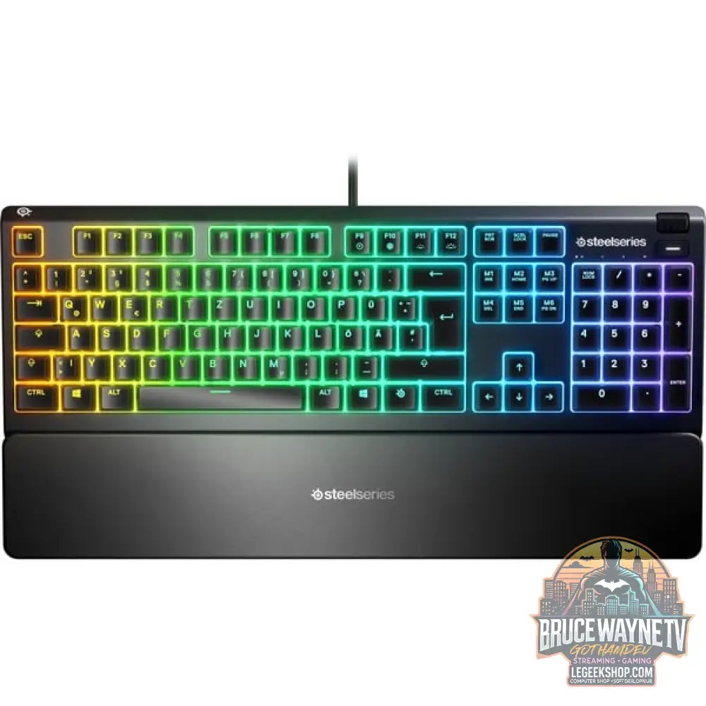 SteelSeries APEX 3, clavier gaming - vue 2