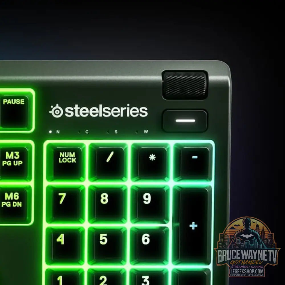 SteelSeries APEX 3, clavier gaming - vue 9