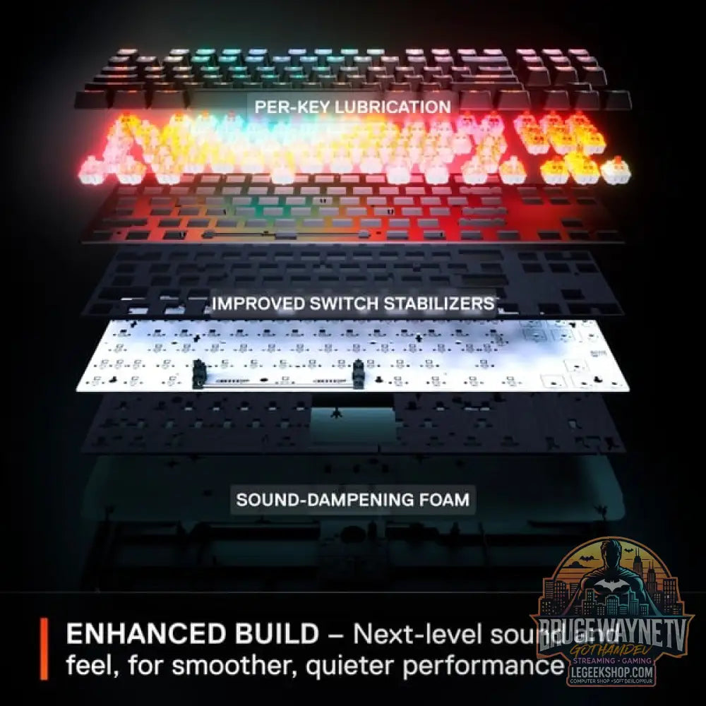 SteelSeries Apex Pro TKL Wireless Gen 3, clavier gaming - vue 13