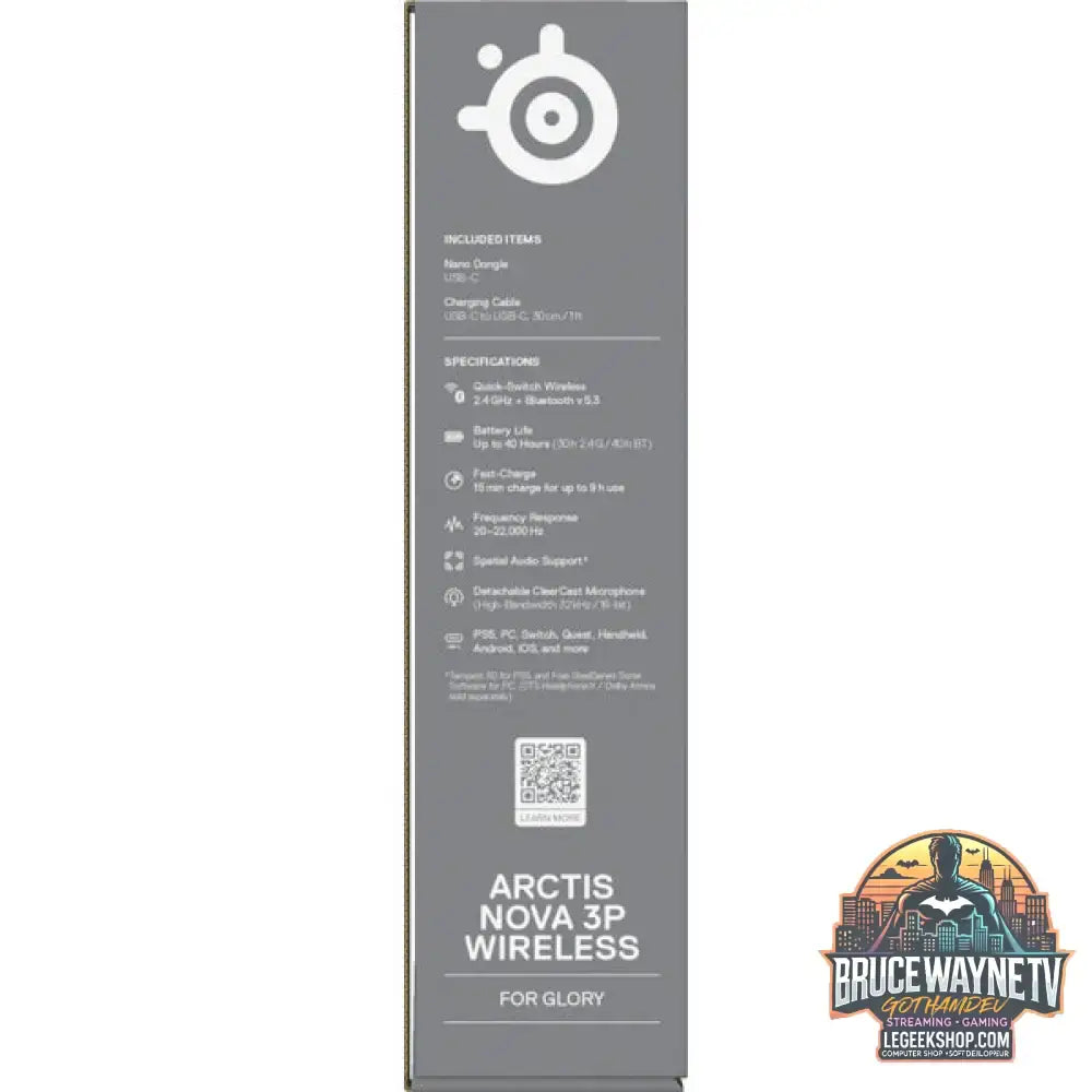 Arctis Nova 3P Wireless Lavender - SteelSeries - vue 11