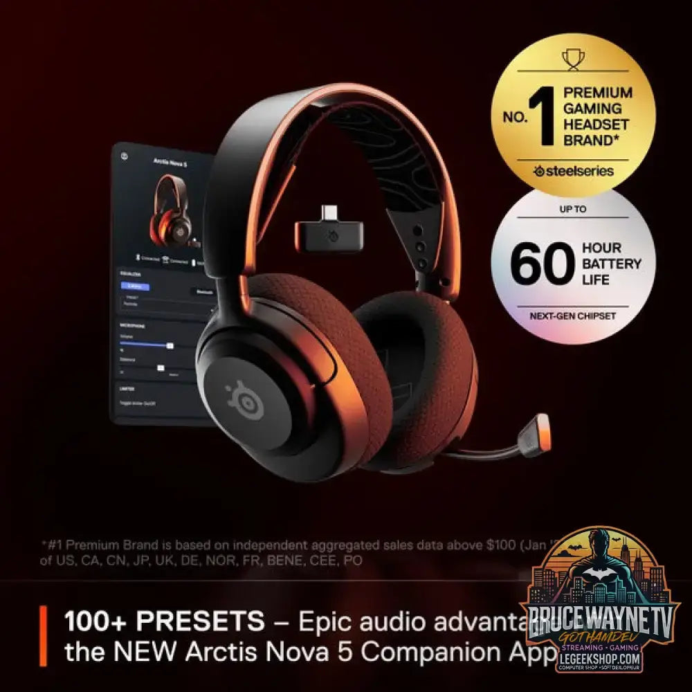 Arctis Nova 5 Wireless - SteelSeries - vue 2