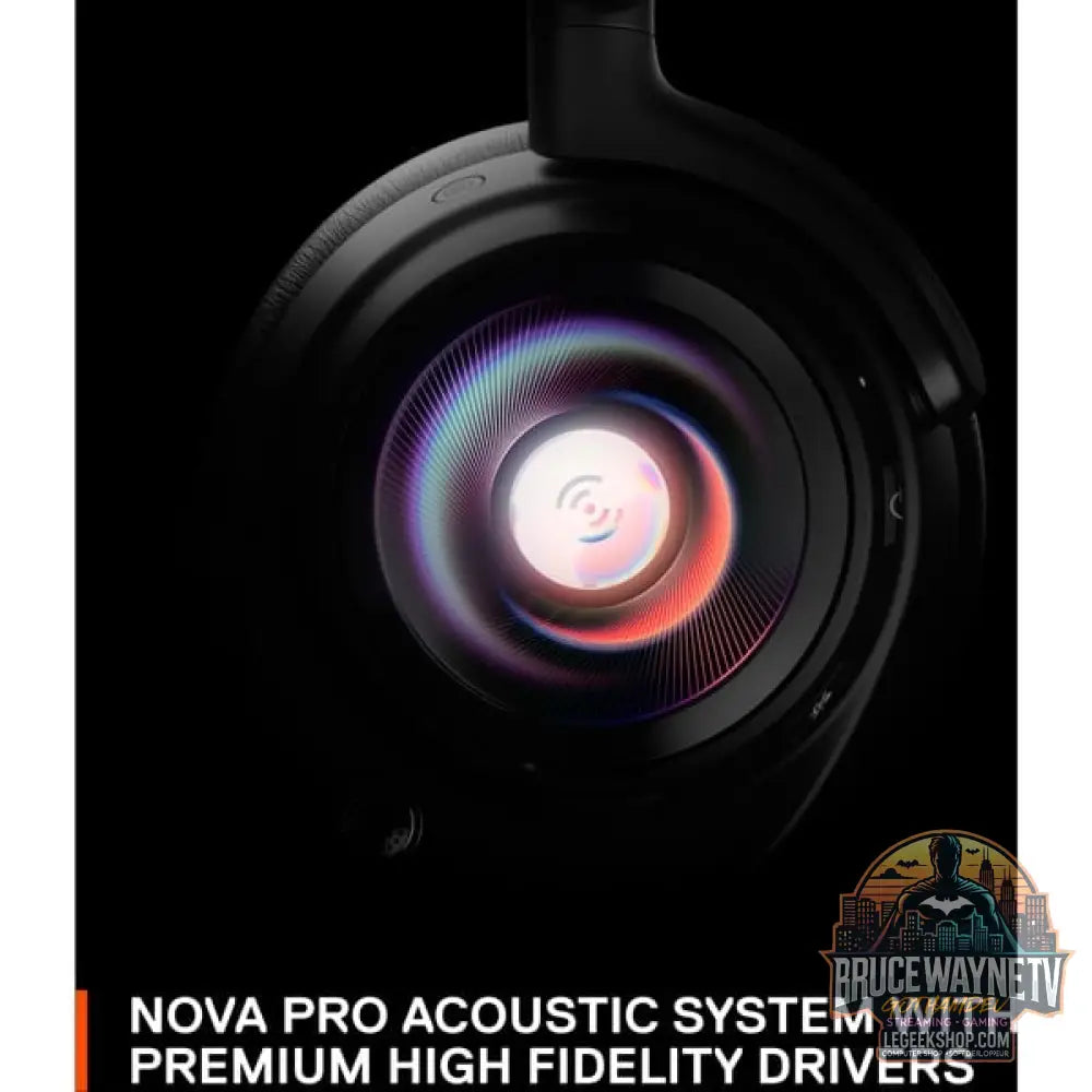 SteelSeries Arctis Nova Pro Wireless, casque gaming - vue 3
