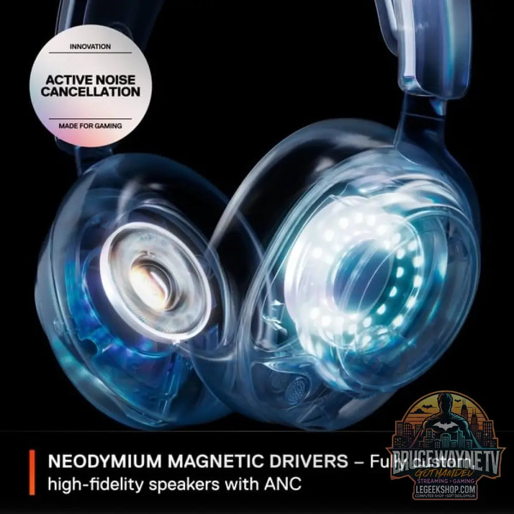 SteelSeries Arctis Nova Pro Wireless, casque gaming - vue 4