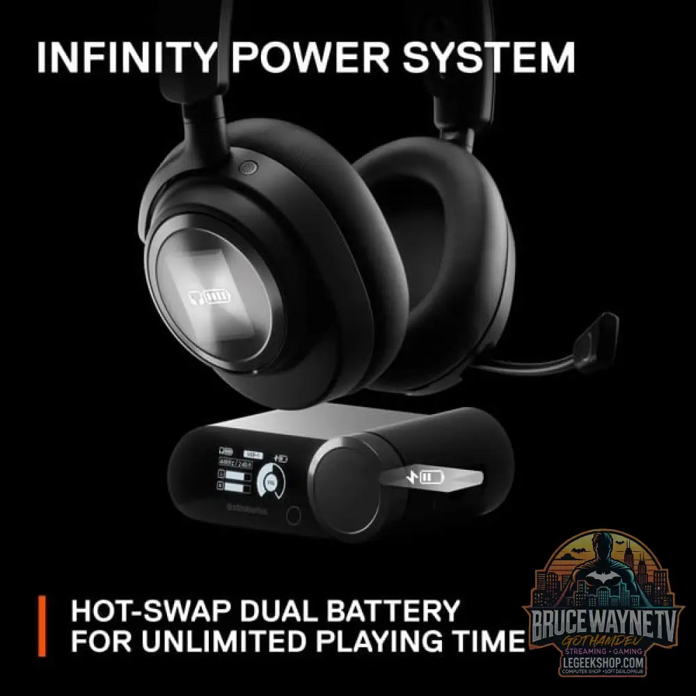 SteelSeries Arctis Nova Pro Wireless, casque gaming - vue 6