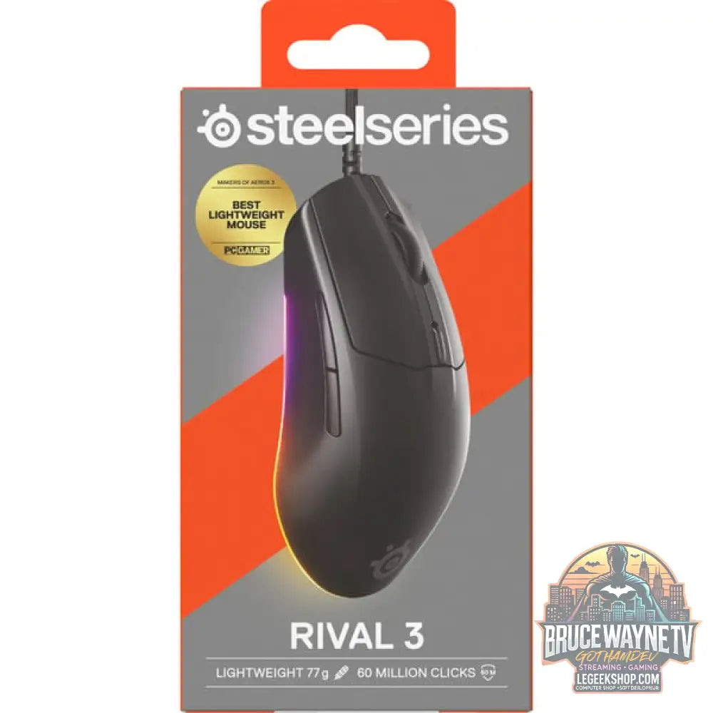 SteelSeries Rival 3 Gen 2, souris gaming - vue 8