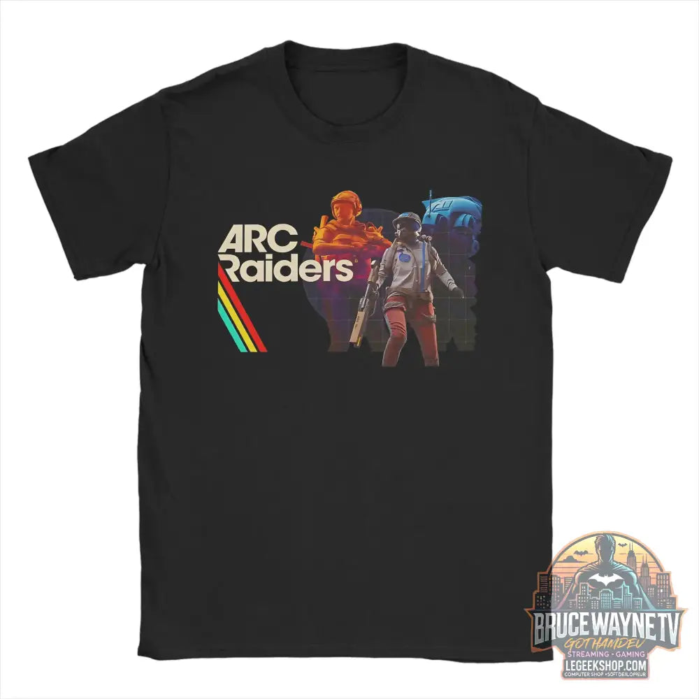 T-Shirt Arc Raiders 100% Coton Été Unisexe Casual - 9 / 4XL - T-Shirt