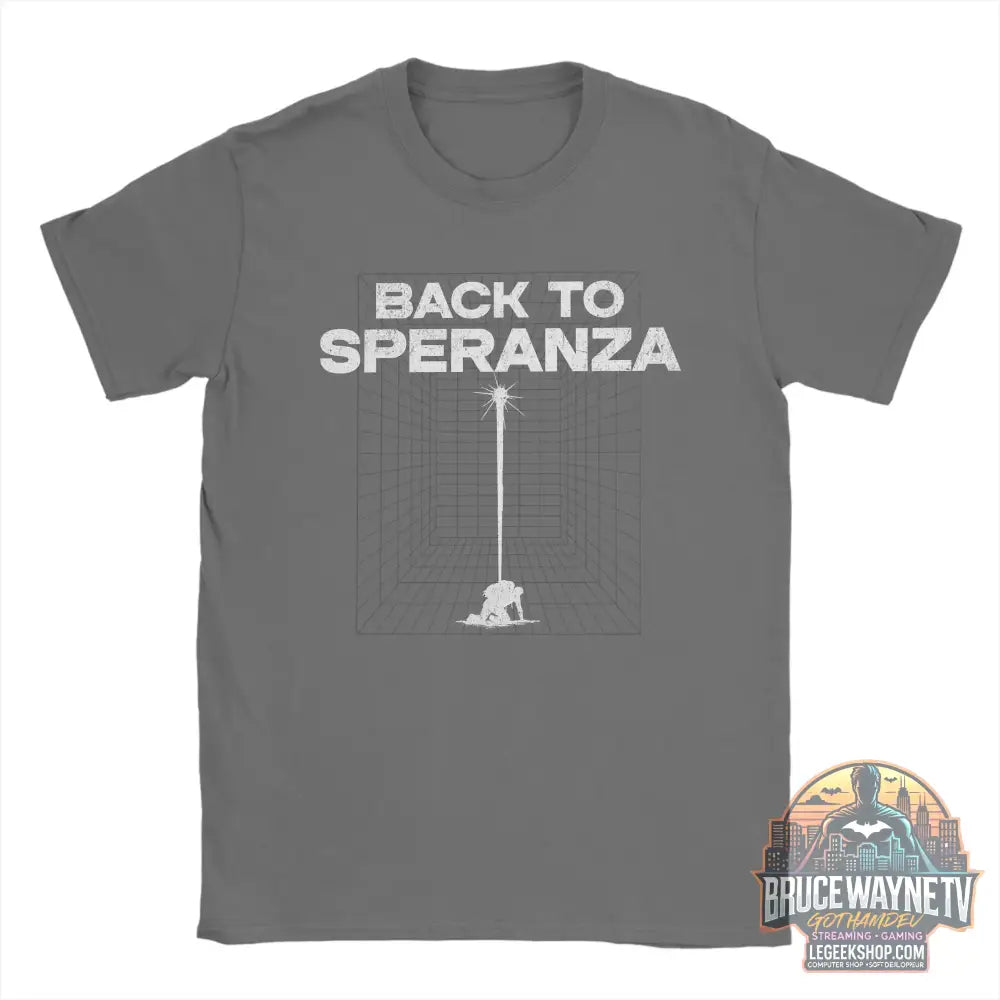 T-Shirt Arc Raiders Retour à Speranza Gaming Unisexe Coton - Gris foncé / S - T-Shirt
