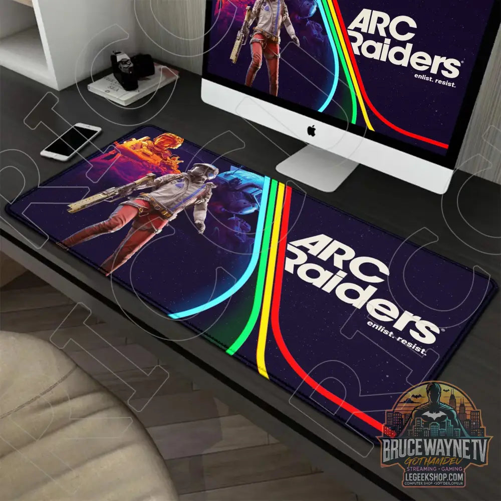 Tapis de Souris Arc Raiders XXL 900x400mm Gaming Antidérapant - R-14 / 800x350x3mm - Tapis de Souris