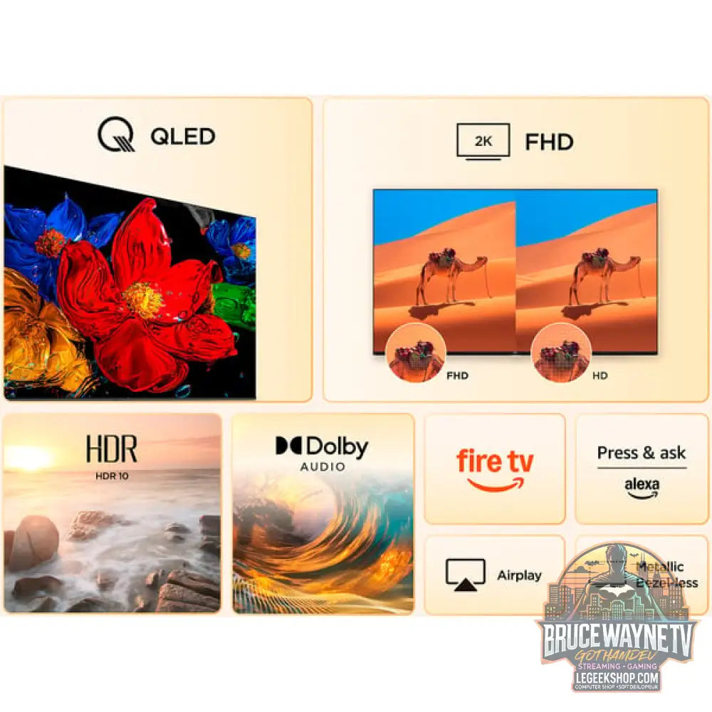 TCL 40SF560, QLED-Fernseher - TCL - vue 6
