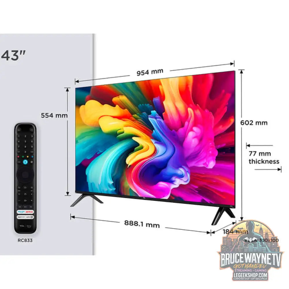TCL 43SF560, QLED-Fernseher - TCL - vue 2