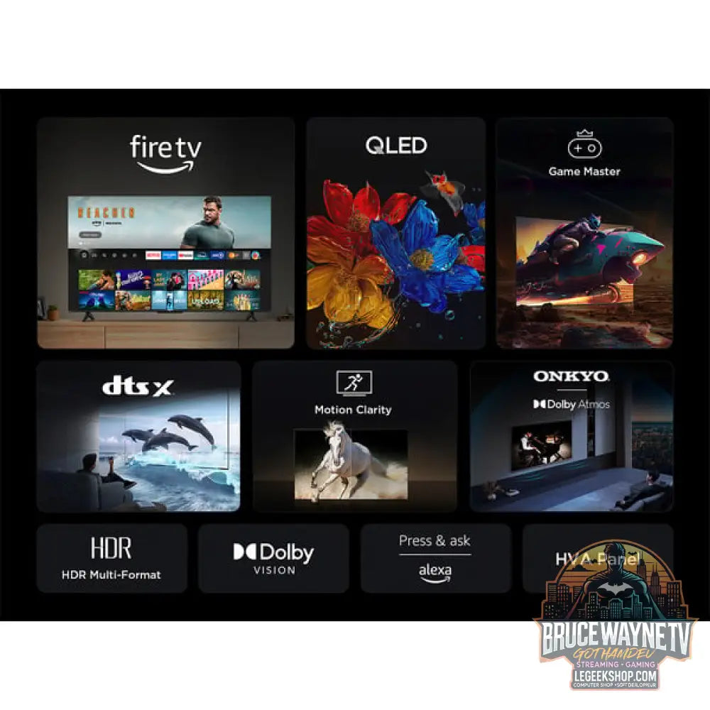 TCL 43T6C, QLED-Fernseher - TCL - vue 6