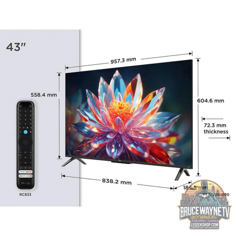 TCL 43T6C, QLED-Fernseher - TCL - vue 2