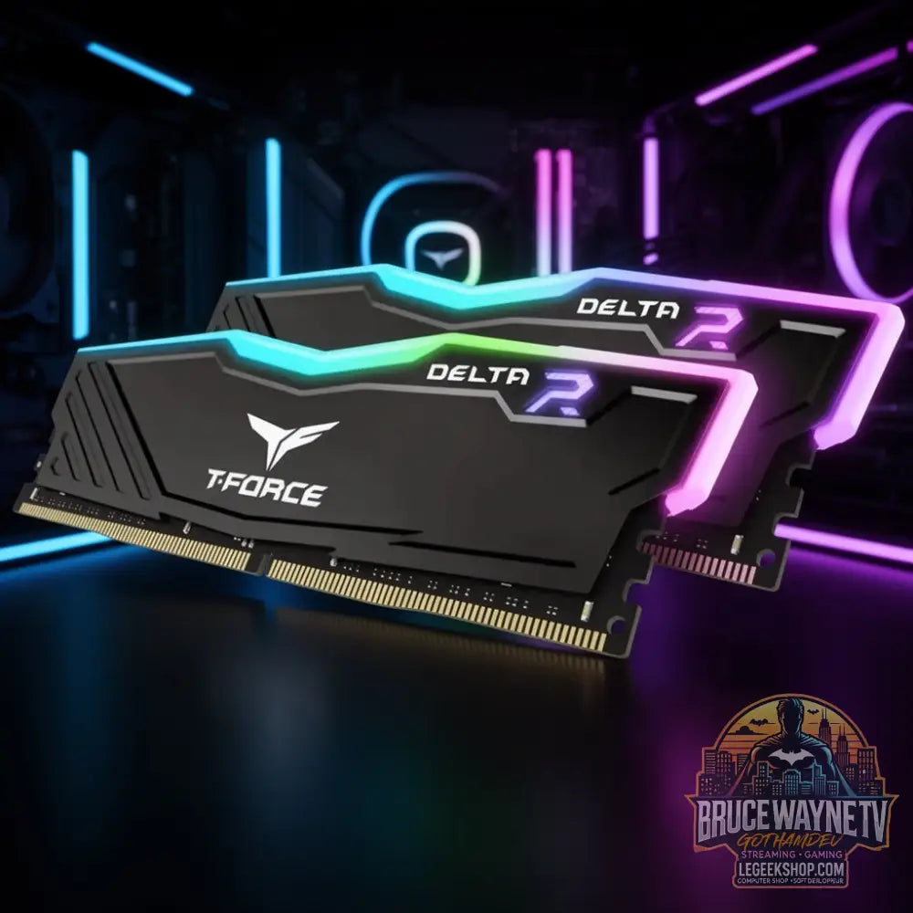 TEAMGROUP DDR4 RGB RAM — produit geek, vue 3, LeGeekShop
