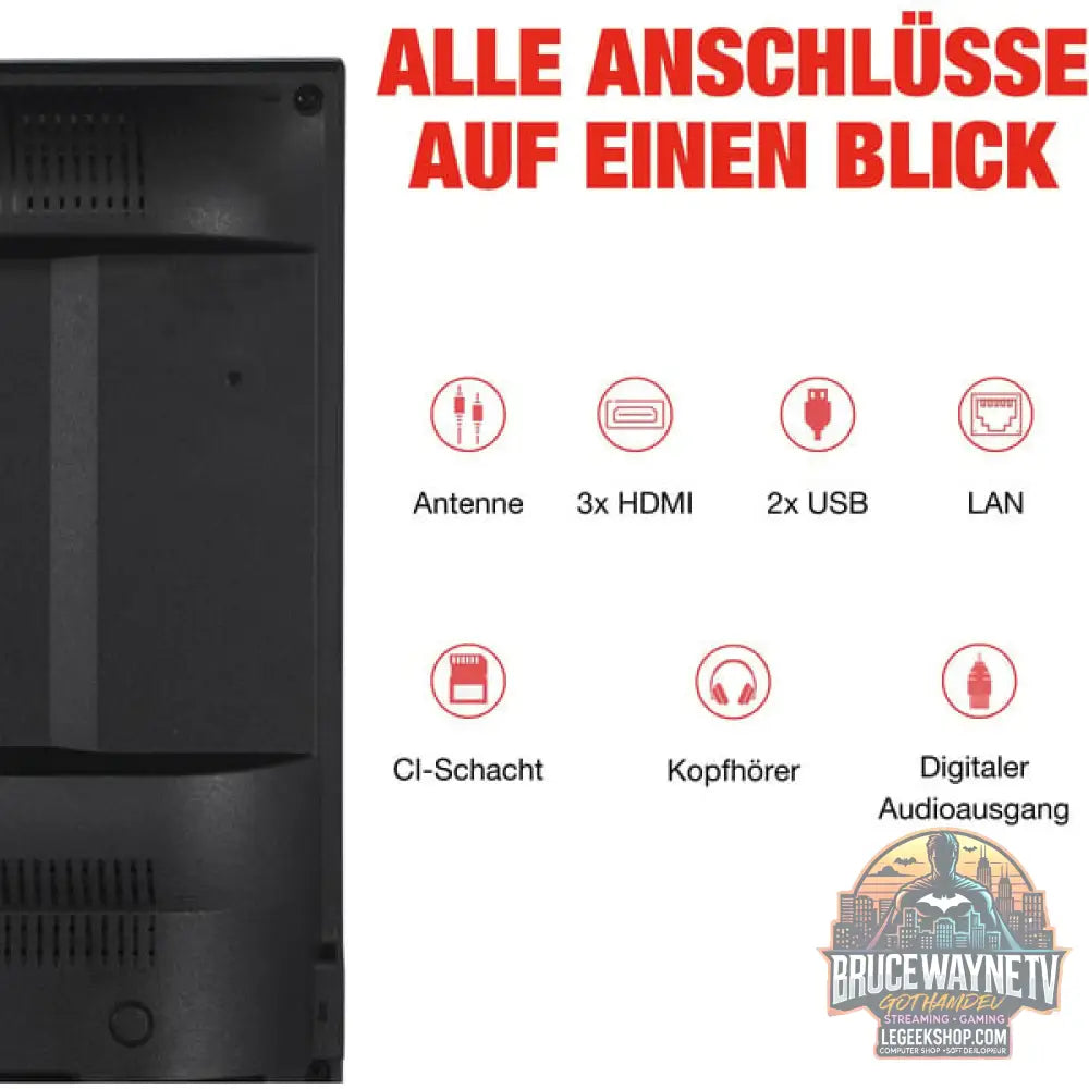 Telefunken D43U790B2CW, LED-Fernseher - Telefunken - vue 4
