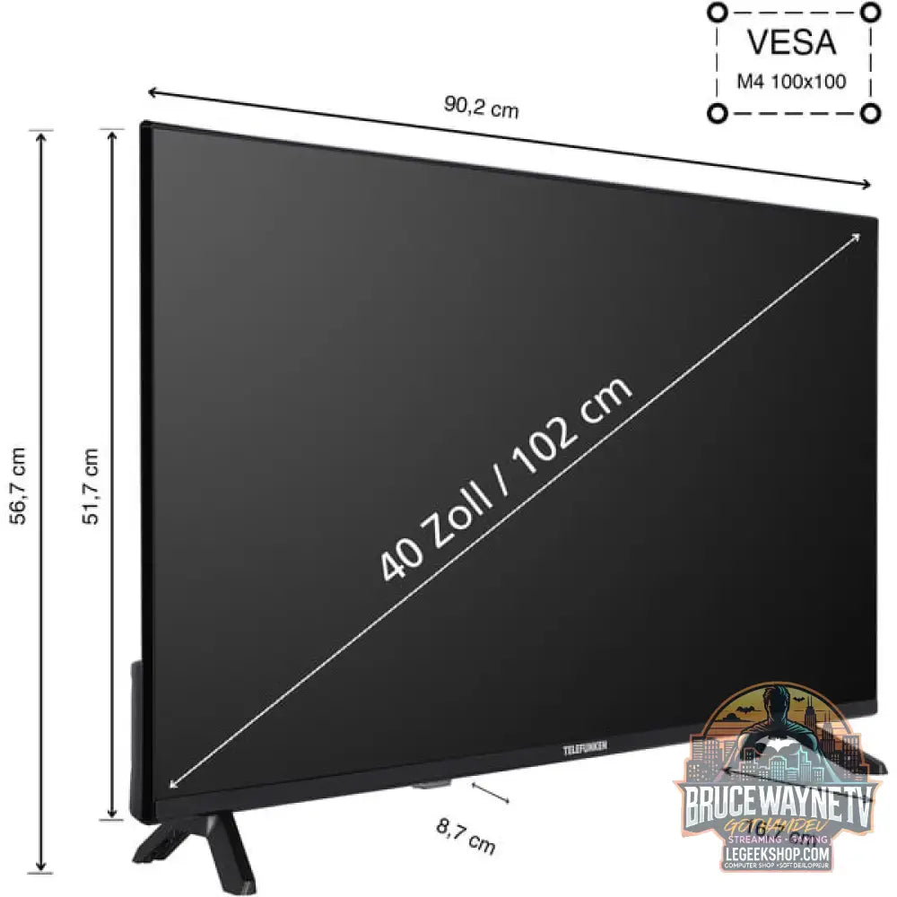 Telefunken QF40AO750S, LED-Fernseher - Telefunken - vue 2