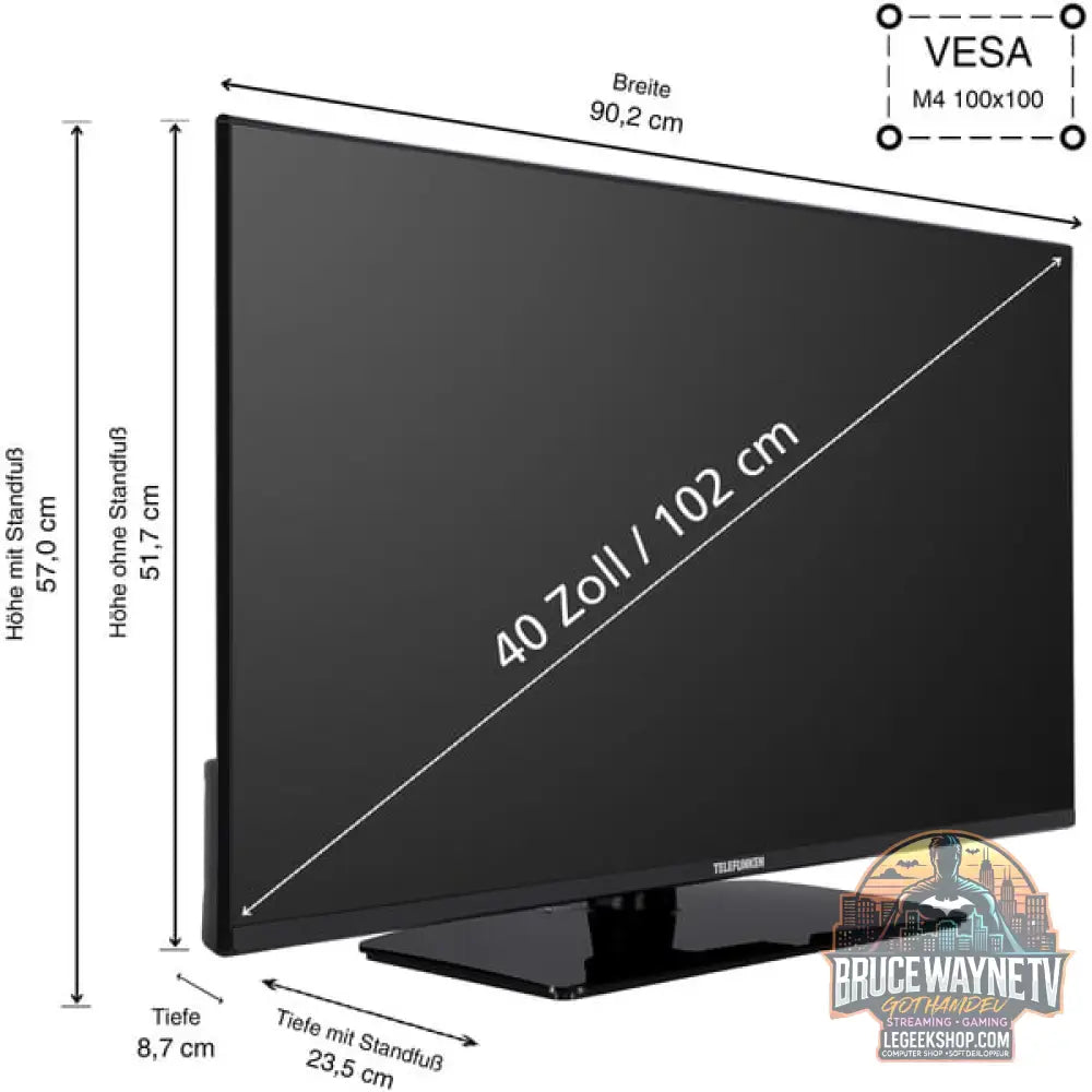 Telefunken XF40N750M, LED-Fernseher - Telefunken - vue 2