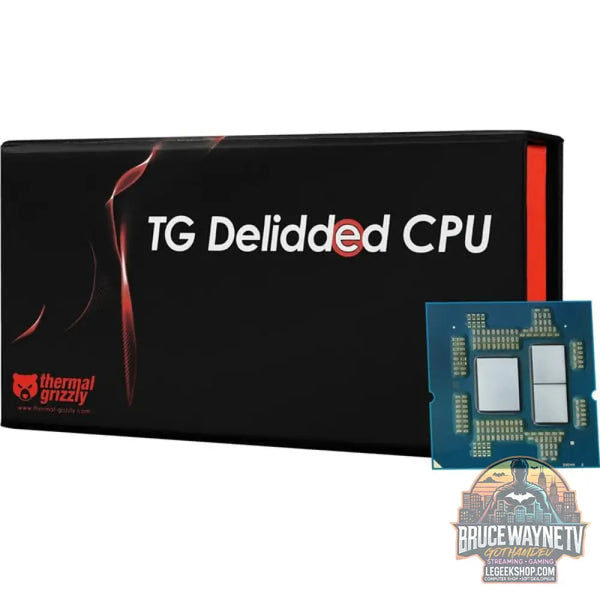 Thermal Grizzly Delidded AMD Ryzen™ 7 9800X3D, Prozessor (Boxed-Version, Delidded, für Direct-Die-Kühlkörper) - Thermal Grizzly