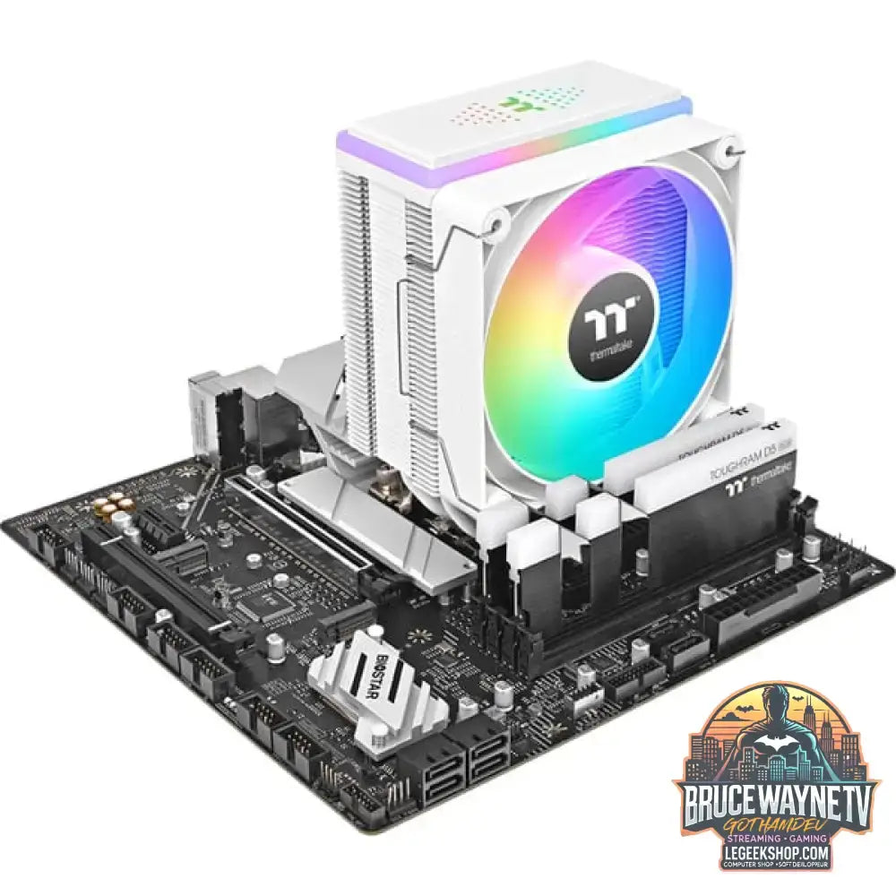 Thermaltake ASTRIA 400 ARGB Lighting CPU Cooler - White, CPU-Kühler weiß, 120 mm - Thermaltake - vue 10