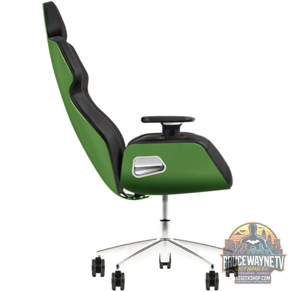 Thermaltake chaise gaming ARGENT E700 Racing Green Houndstooth tissu - Thermaltake - vue 4