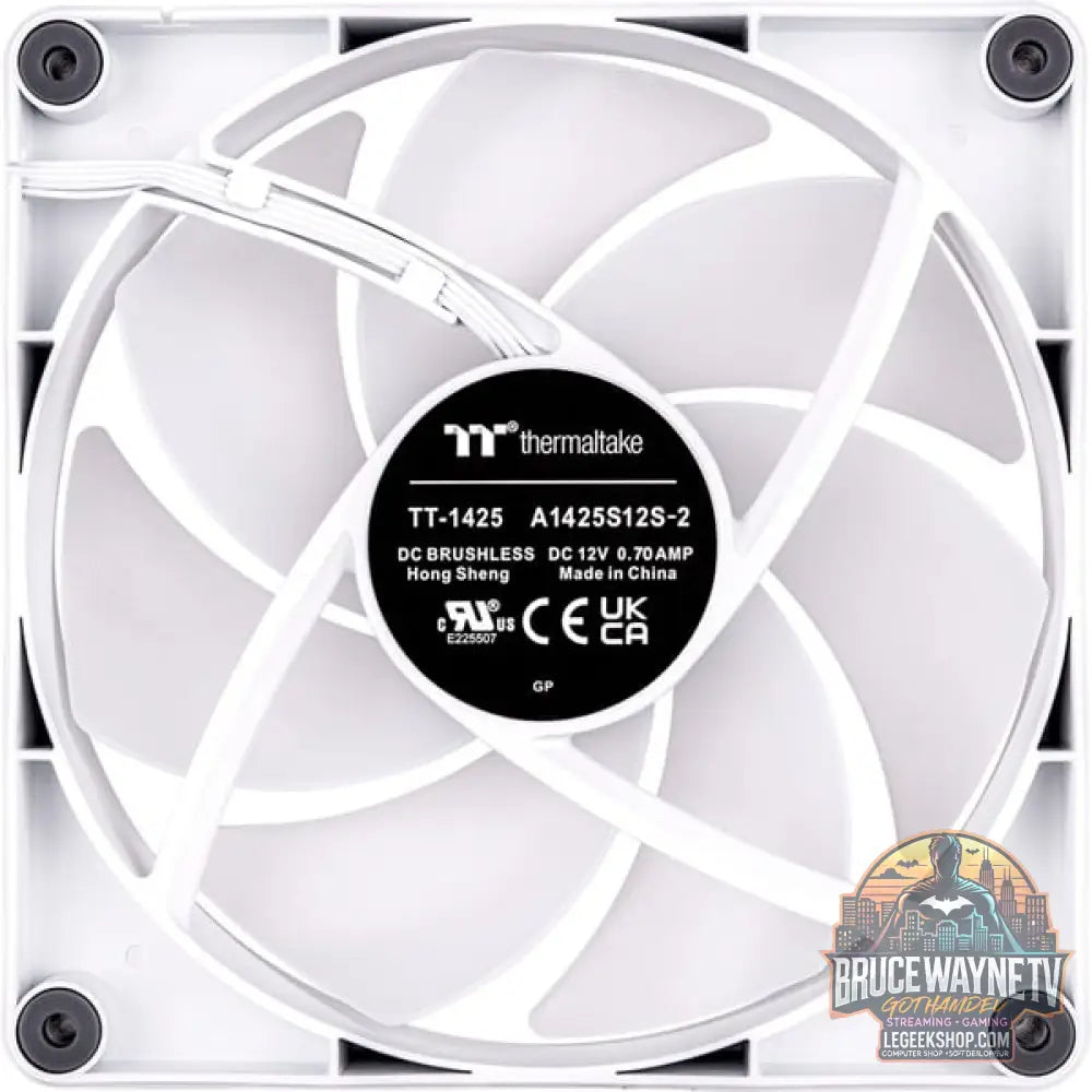 Thermaltake CT120 ARGB Sync PC Cooling Fan White, Gehäuselüfter - Thermaltake - vue 2
