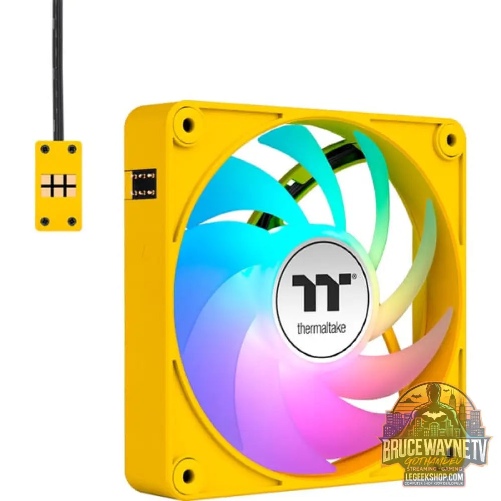 Thermaltake CT120 EX ARGB Sync PC Cooling Fan Bumblebee, Gehäuselüfter - Thermaltake - vue 2