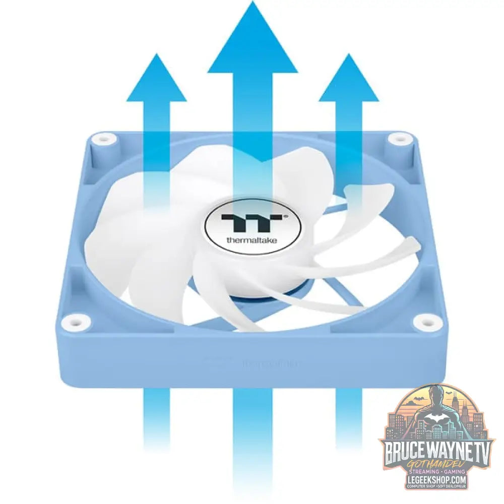 Thermaltake CT140 Reverse ARGB Sync PC Cooling Fan Hydrangea Blue, Gehäuselüfter - Thermaltake - vue 11