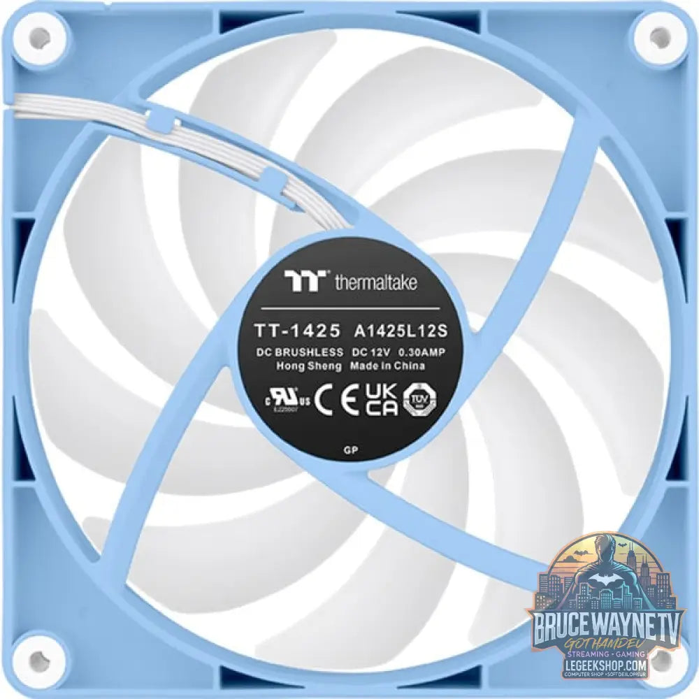 Thermaltake CT140 Reverse ARGB Sync PC Cooling Fan Hydrangea Blue, Gehäuselüfter - Thermaltake - vue 5