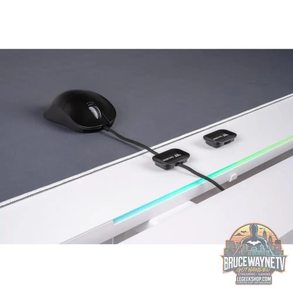 Thermaltake G700 RGB White Gaming Desk, Gaming-Tisch - Thermaltake - vue 9