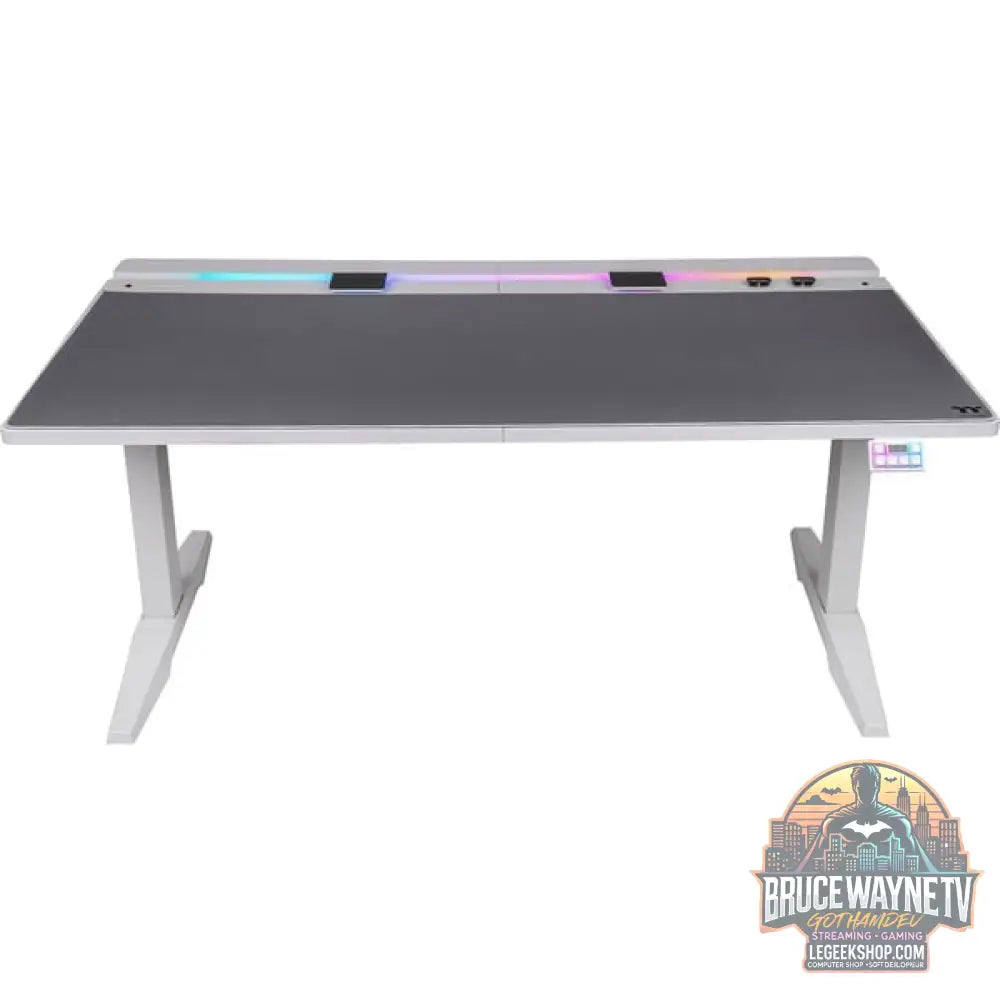 Thermaltake G700 RGB White Gaming Desk, Gaming-Tisch - Thermaltake - vue 2