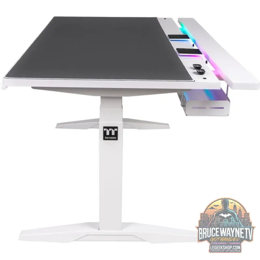 Thermaltake G700 RGB White Gaming Desk, Gaming-Tisch - Thermaltake - vue 6