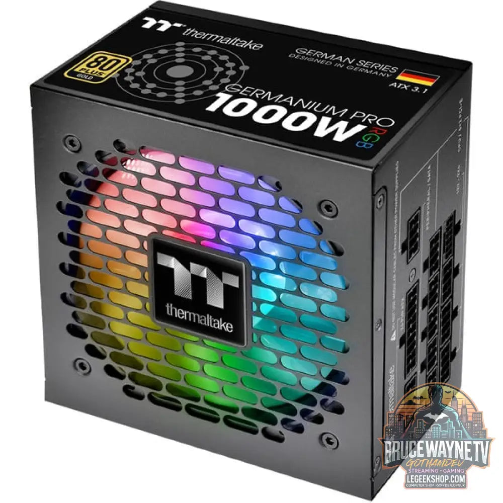 Thermaltake Germanium Pro RGB 1000W, alimentation PC - Thermaltake - vue 9
