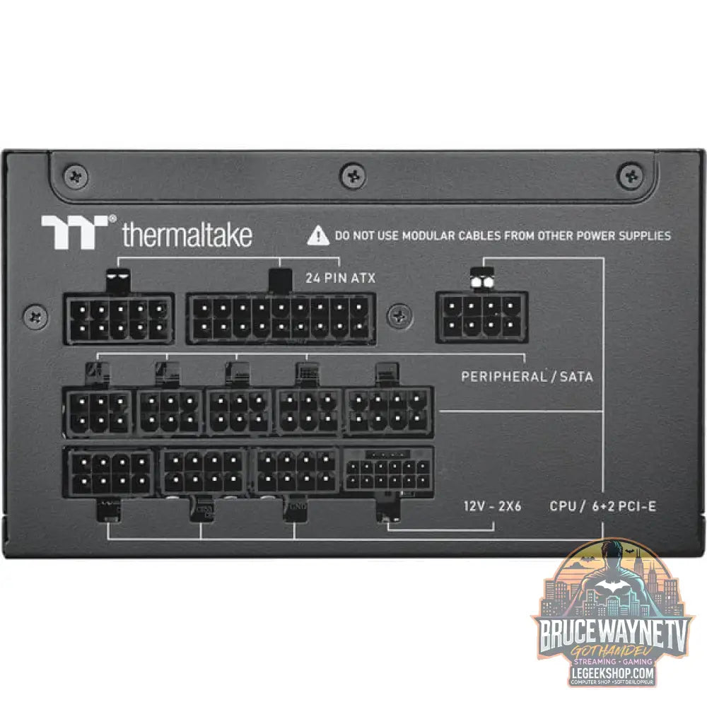 Thermaltake Germanium Pro RGB 1000W, alimentation PC - Thermaltake - vue 5