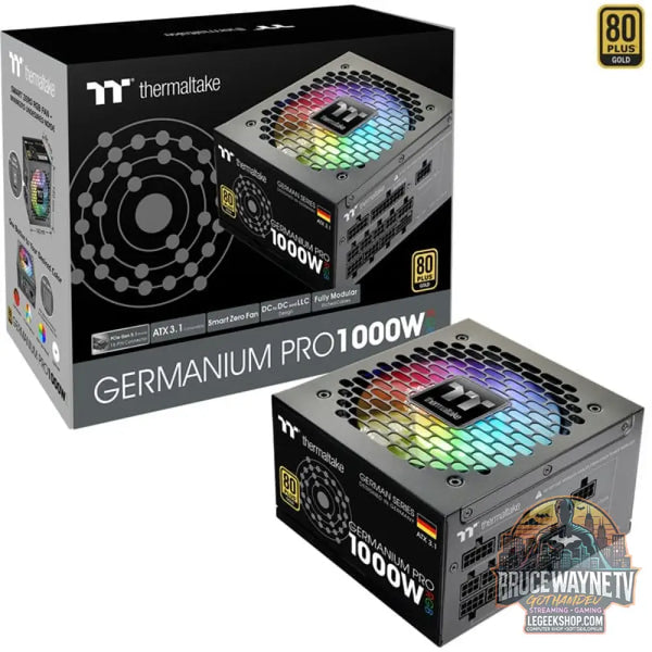 Thermaltake Germanium Pro RGB 1000W, alimentation PC - Thermaltake